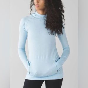 Lululemon Rest Less Hoodie - Heathered Caspian Blue